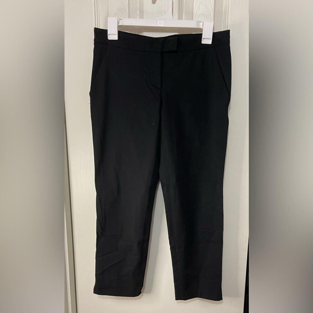 Theory Black Casual Minimalist Cropped Capri Pants size 6
